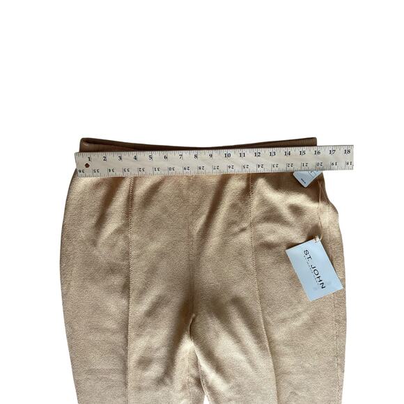 NWT St John Neiman Marcus Straight Leg Wool Pants Women’s Size 14 Vintage - Picture 8 of 9